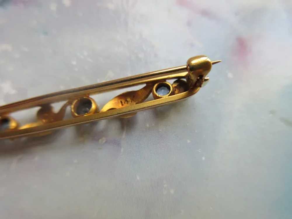 Antique 14K Wordley Allsopp Bliss WAB Lapel Pin S… - image 4