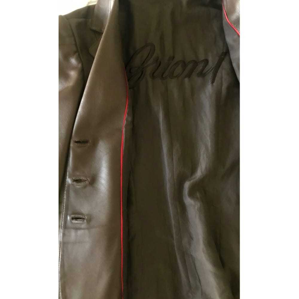 Brioni Leather blazer - image 3