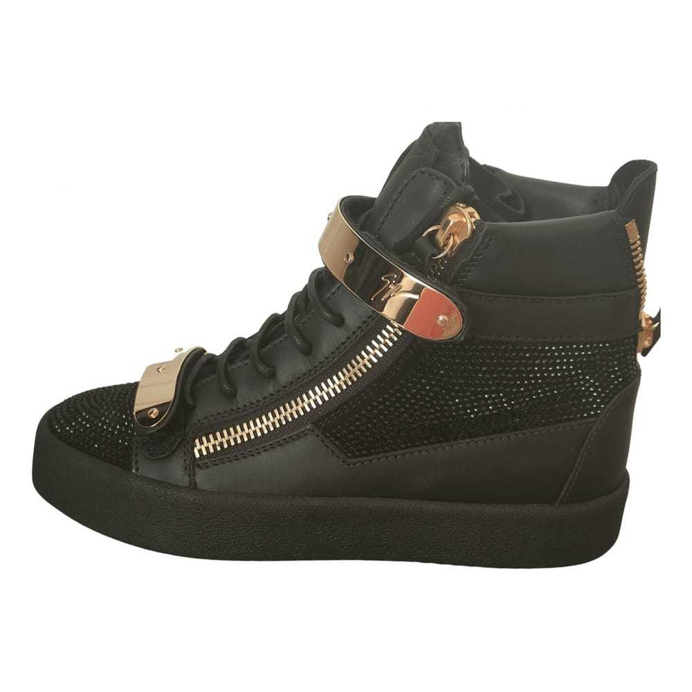 Giuseppe Zanotti Coby leather trainers - image 1