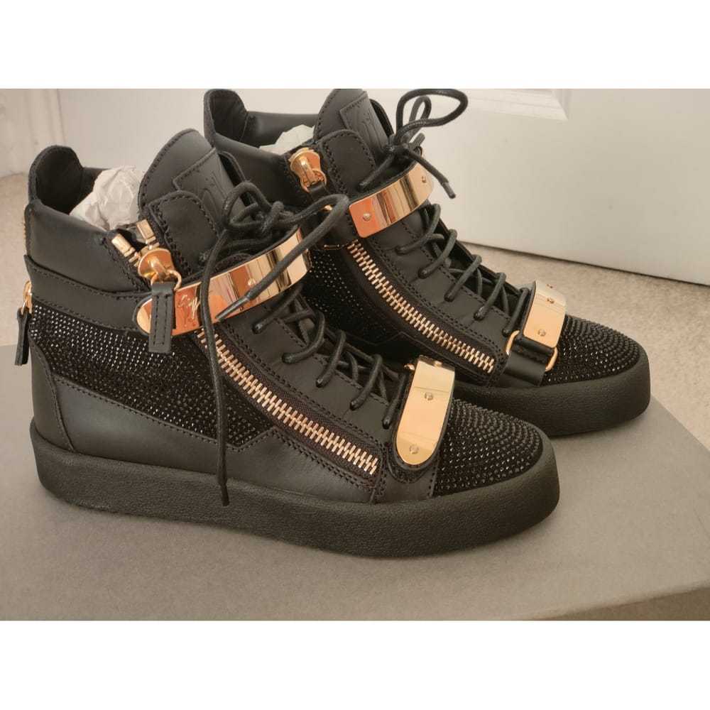 Giuseppe Zanotti Coby leather trainers - image 3