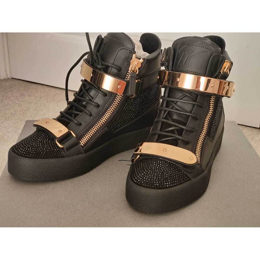 Giuseppe Zanotti Coby leather trainers - image 4