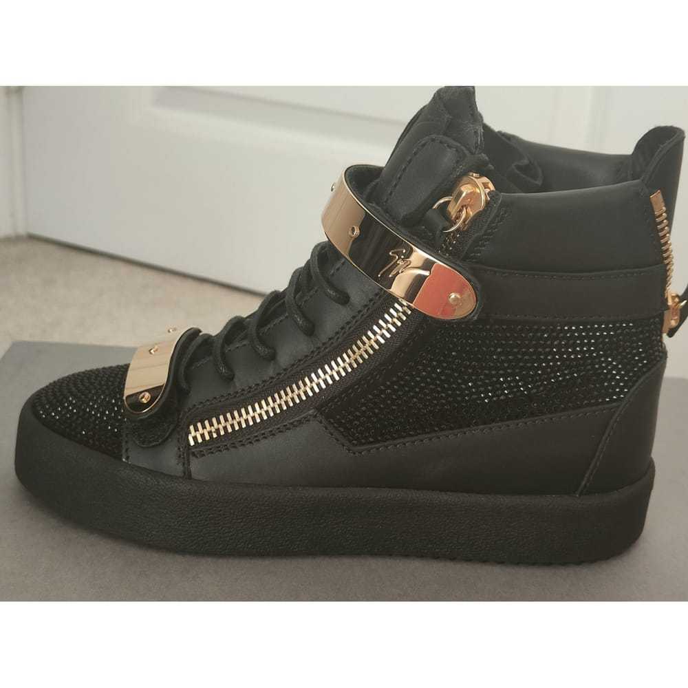 Giuseppe Zanotti Coby leather trainers - image 9