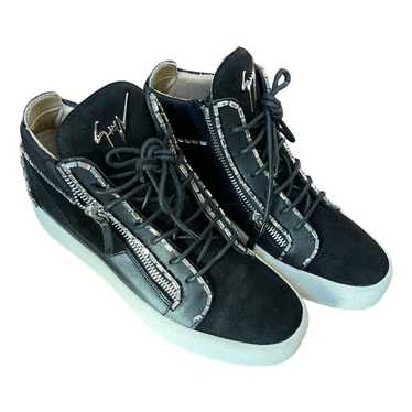 Giuseppe Zanotti Coby leather high trainers - image 1