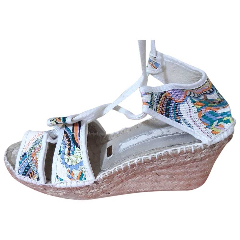 Christian Lacroix Cloth sandal - image 1