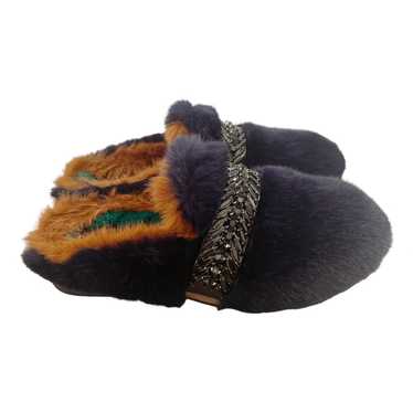 Suecomma Bonnie Faux fur flats - image 1