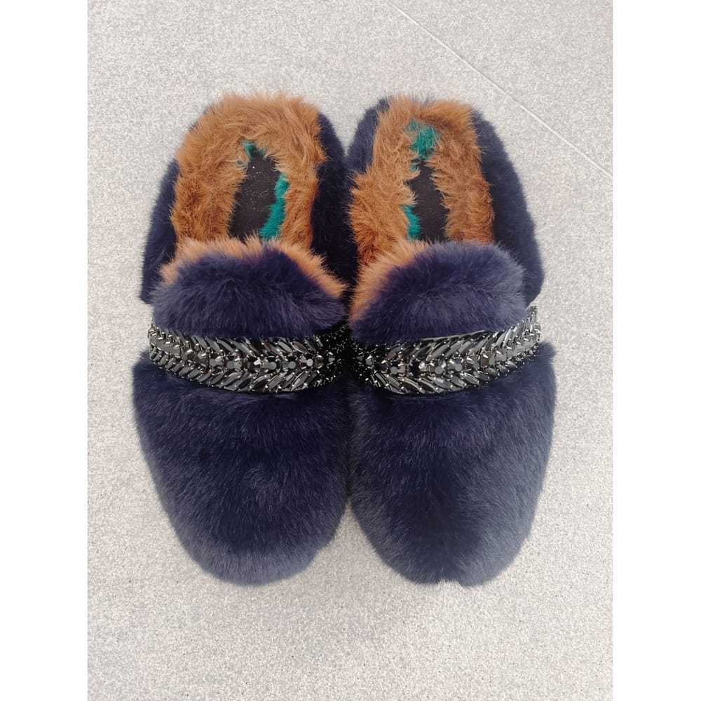 Suecomma Bonnie Faux fur flats - image 2