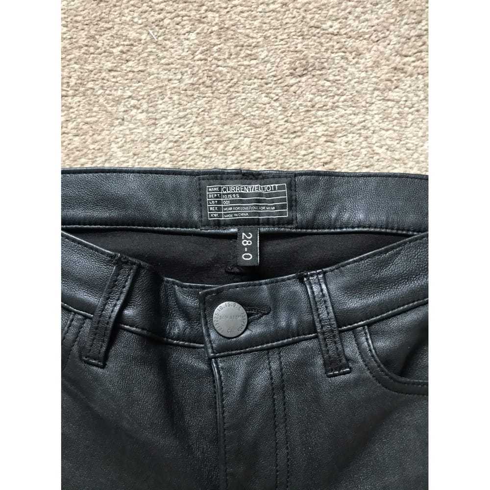 Current Elliott Leather slim pants - image 3