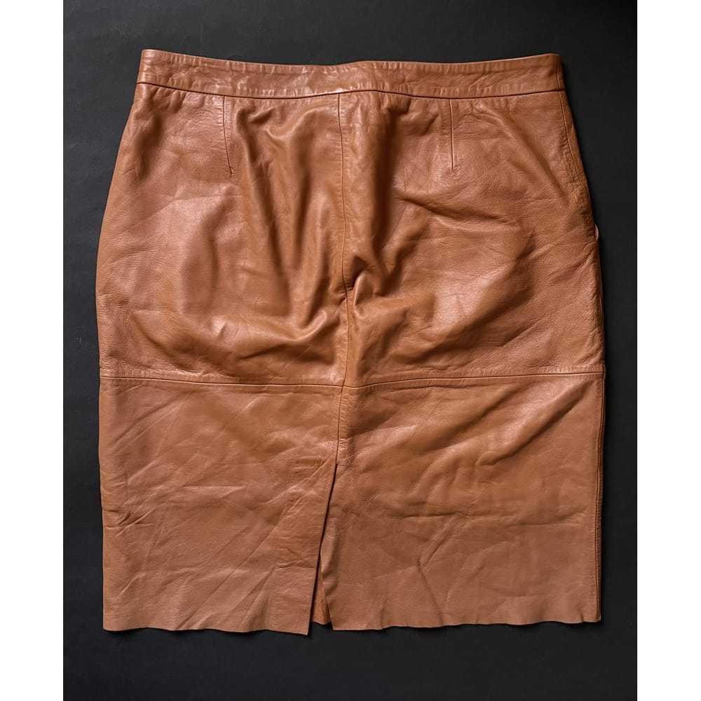 Designers Remix Leather mid-length skirt - image 2