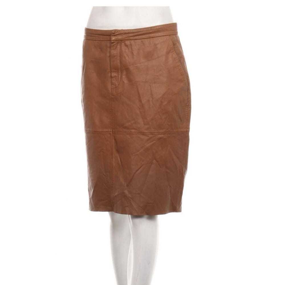 Designers Remix Leather mid-length skirt - image 5