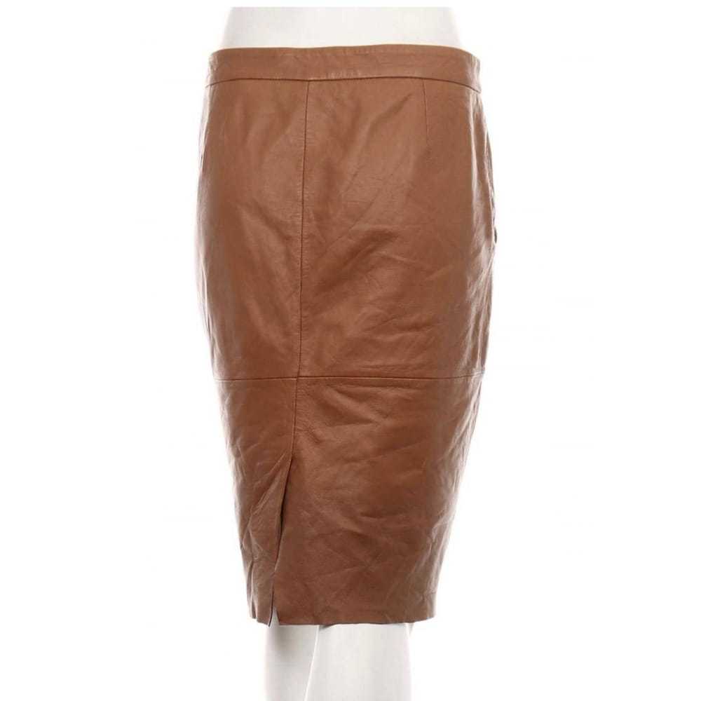 Designers Remix Leather mid-length skirt - image 6