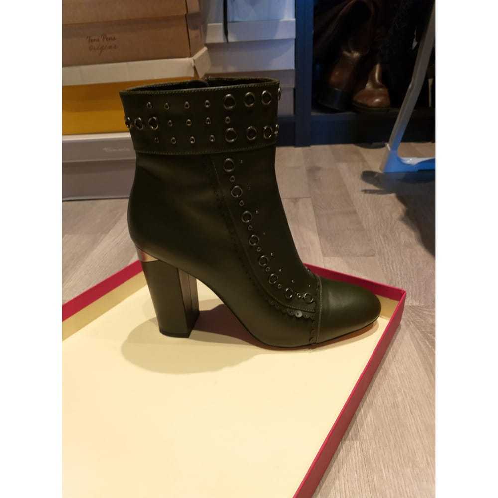 Pura Lopez Leather ankle boots - image 3