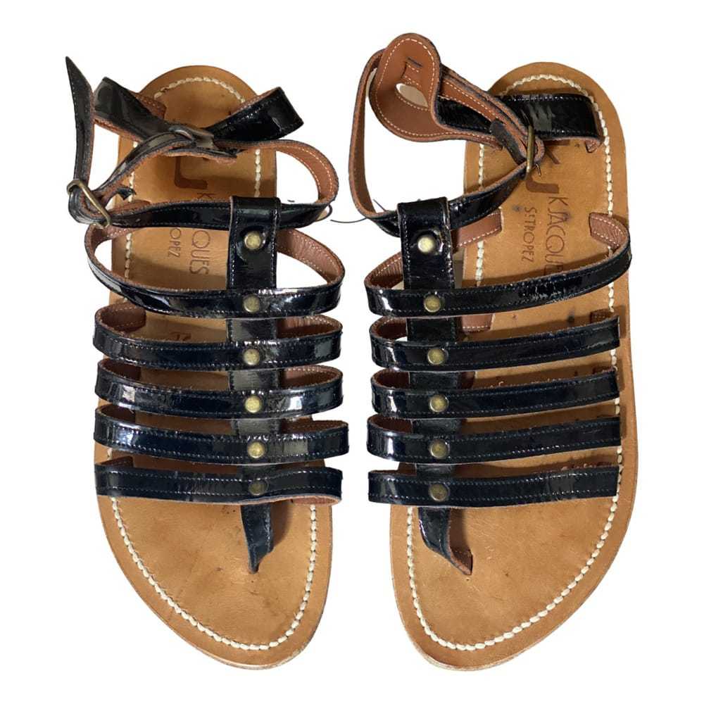 K Jacques Patent leather sandal - image 1
