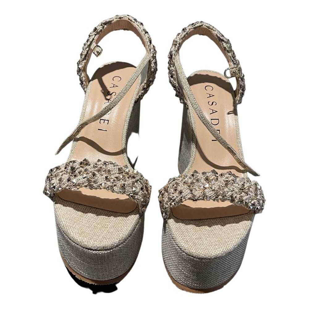 Casadei Cloth sandals - image 1