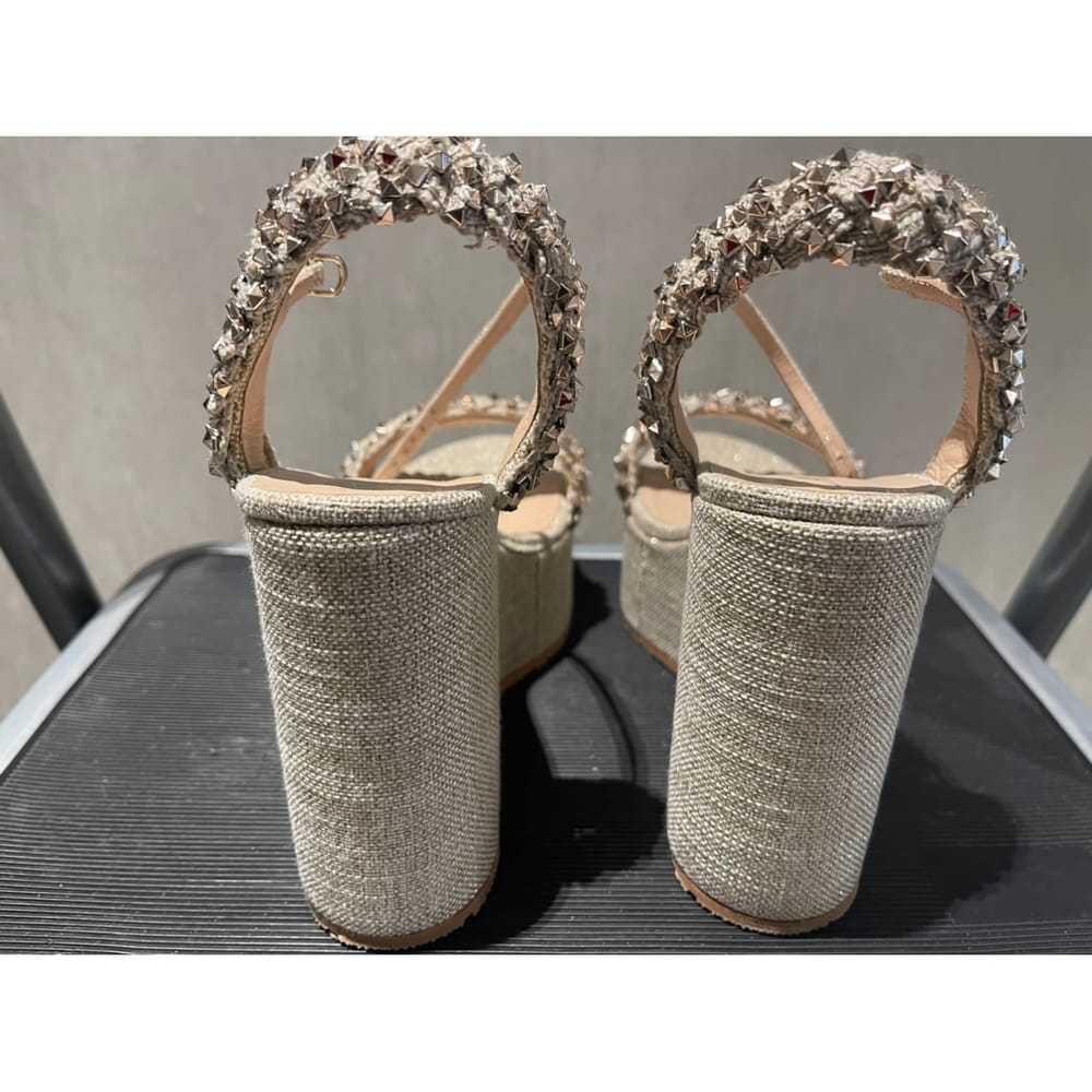 Casadei Cloth sandals - image 4