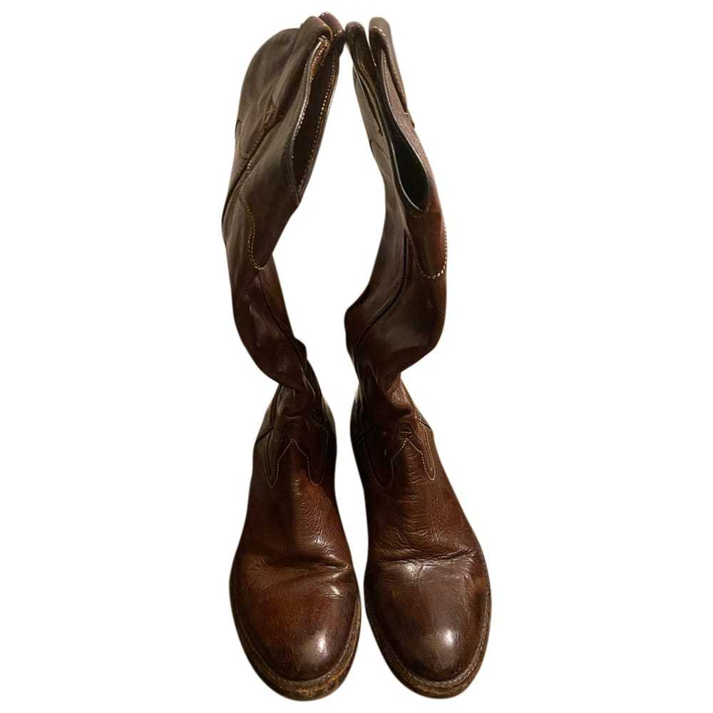 Alberto Fasciani Leather riding boots - image 1