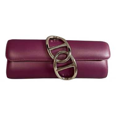 Hermès Egée leather clutch bag - image 1