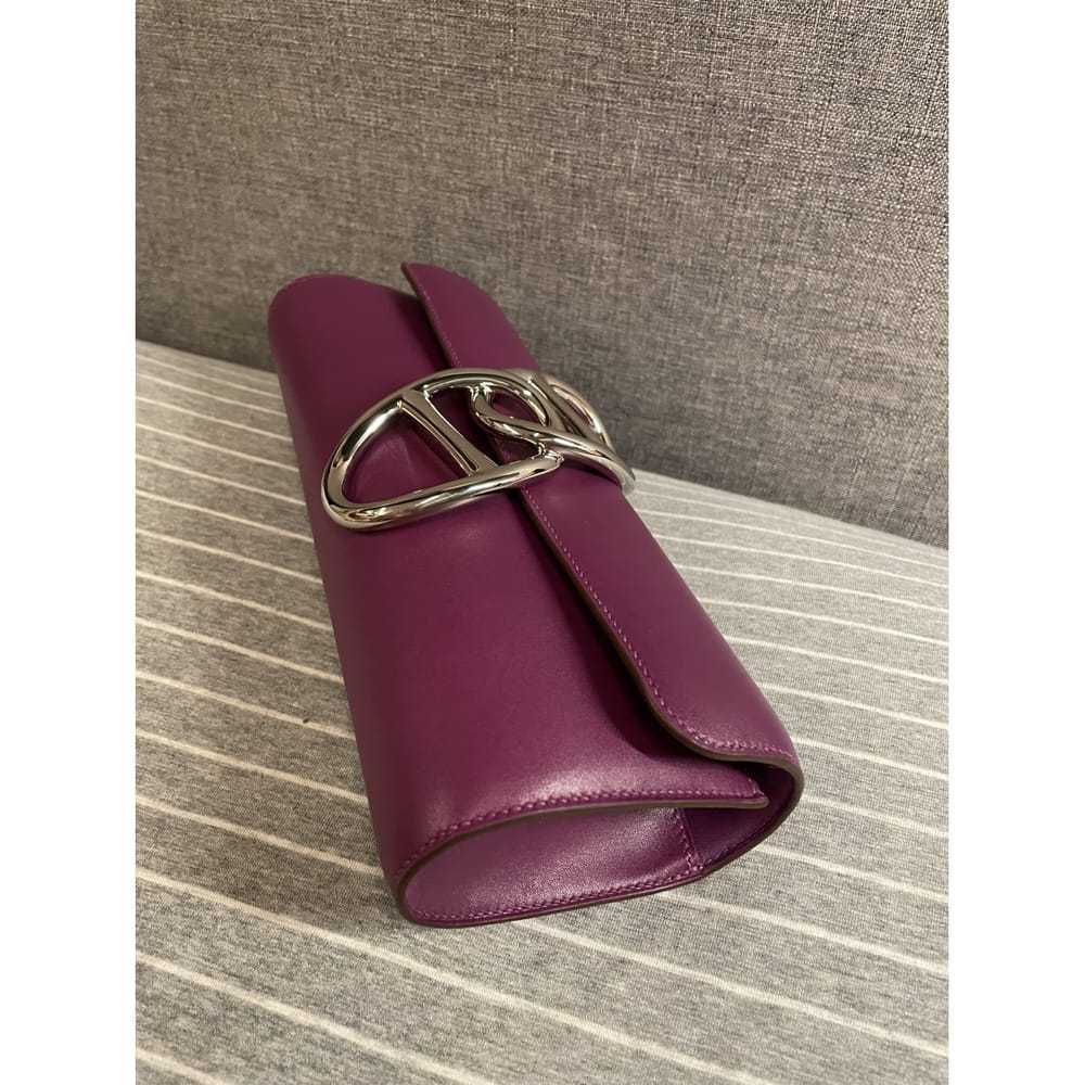 Hermès Egée leather clutch bag - image 6