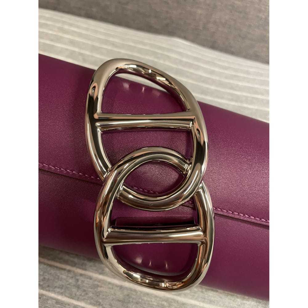 Hermès Egée leather clutch bag - image 7