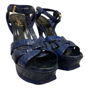 Yves Saint Laurent Crocodile sandals - image 1