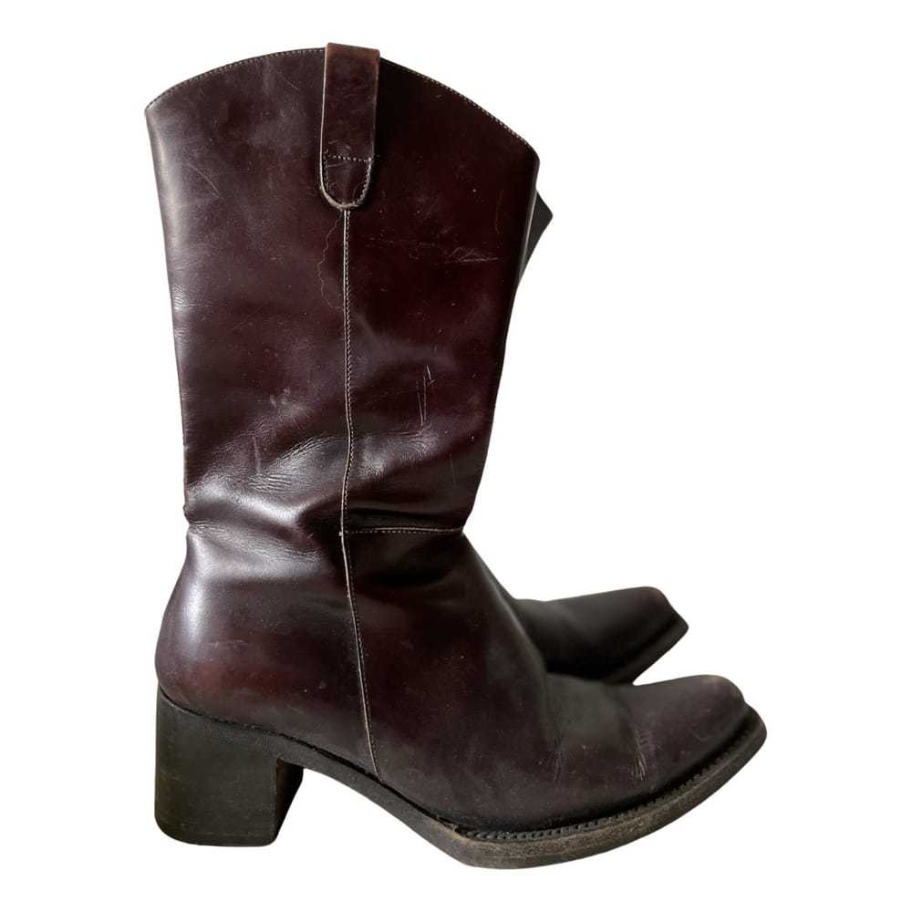 Gianni Barbato Leather biker boots - image 1