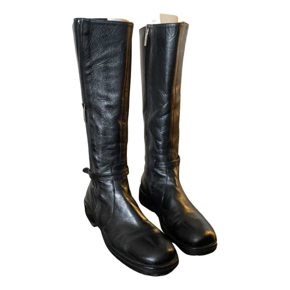 John Richmond Leather biker boots - image 1