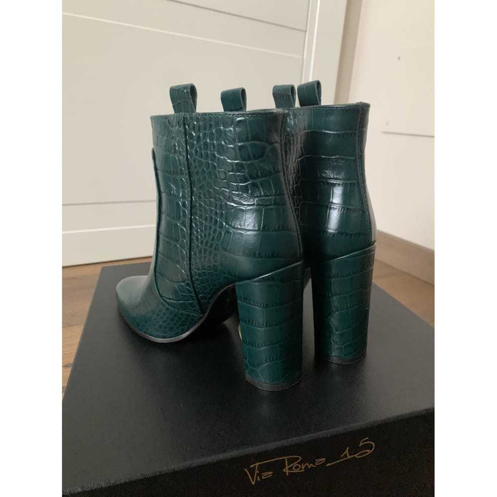 Via Roma xv Leather ankle boots - image 6