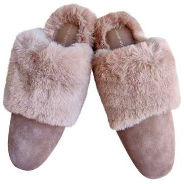 Stuart Weitzman Faux fur mules & clogs - image 1