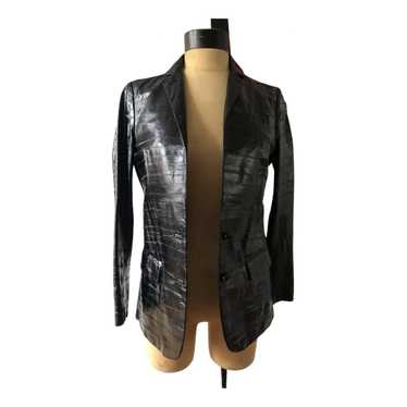 Helmut Lang Eel biker jacket - image 1