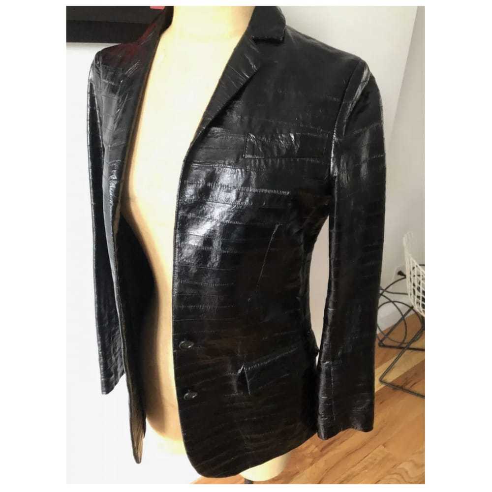 Helmut Lang Eel biker jacket - image 3