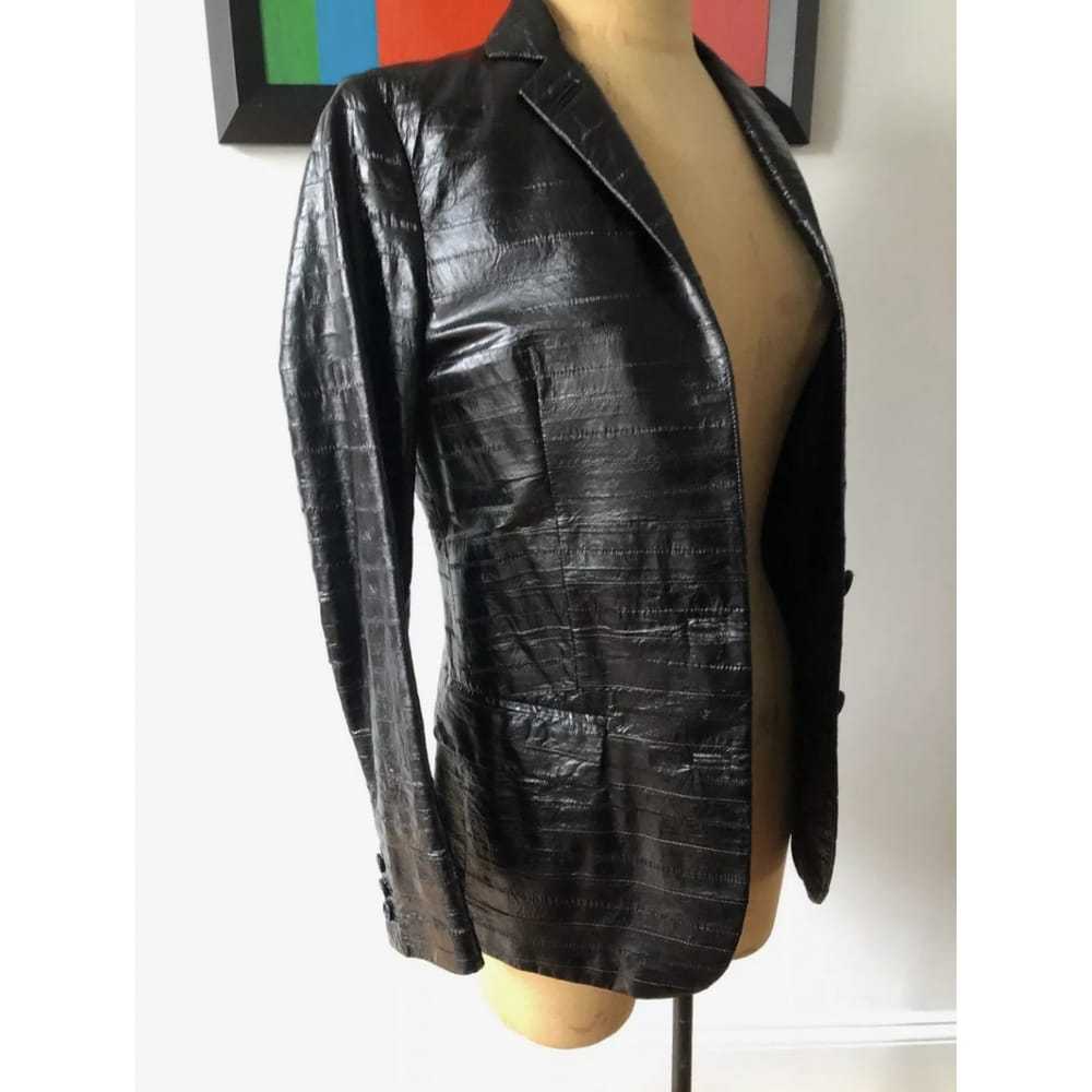 Helmut Lang Eel biker jacket - image 6