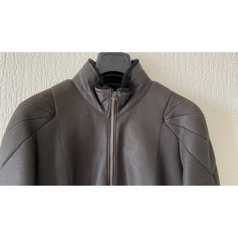 Emporio Armani Leather coat - image 3