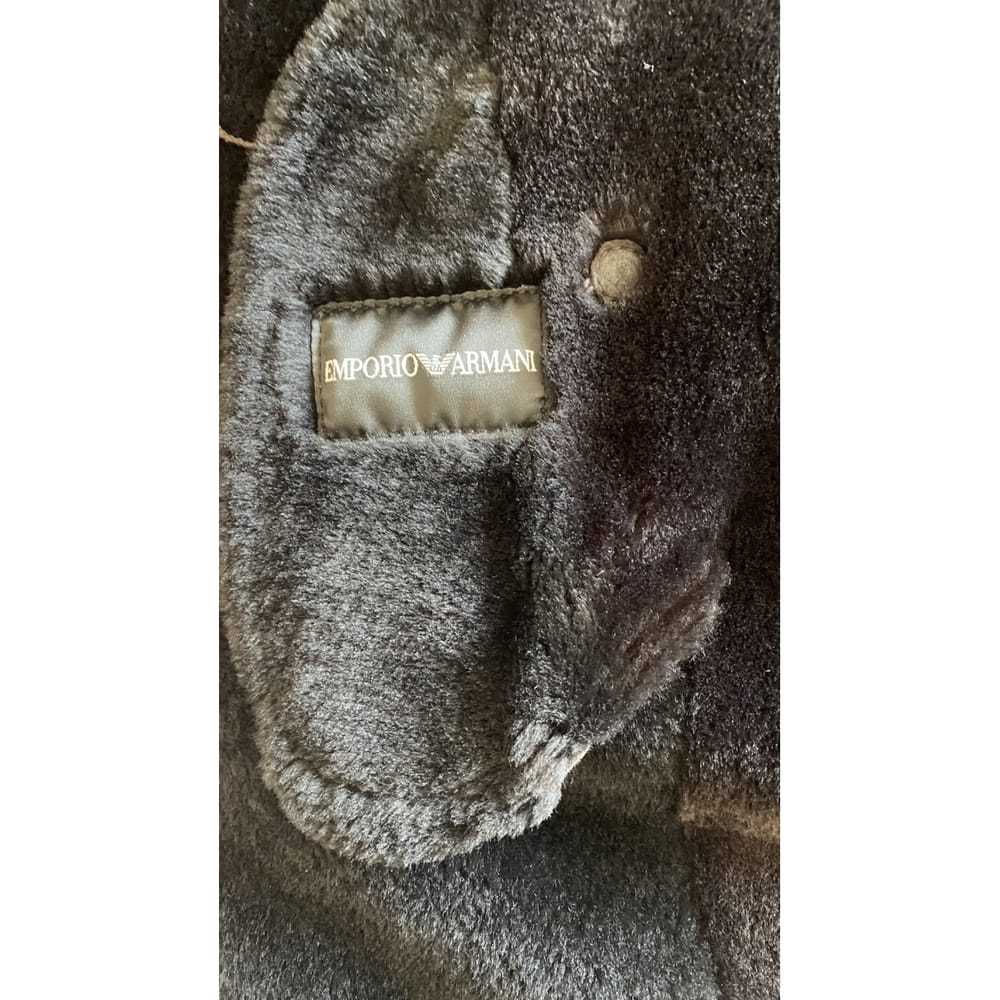 Emporio Armani Leather coat - image 8