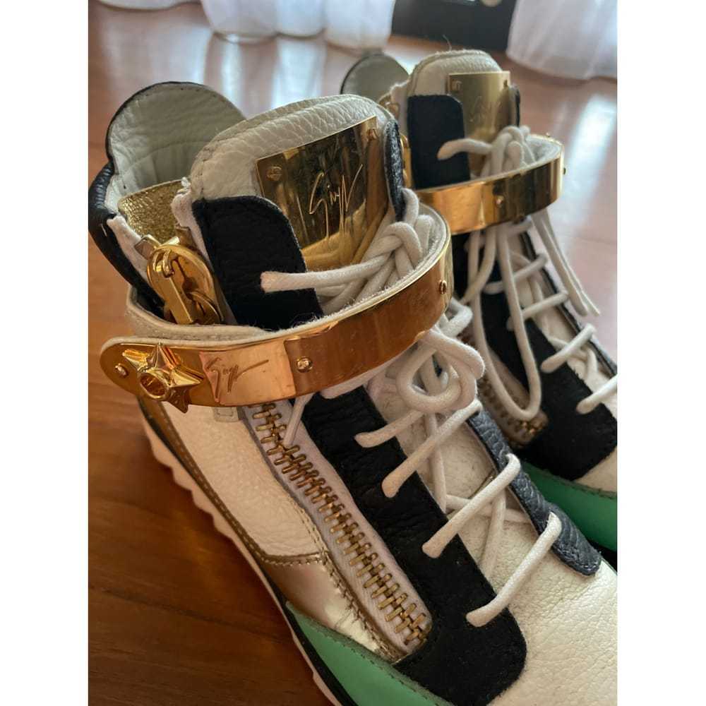 Giuseppe Zanotti Coby leather trainers - image 6