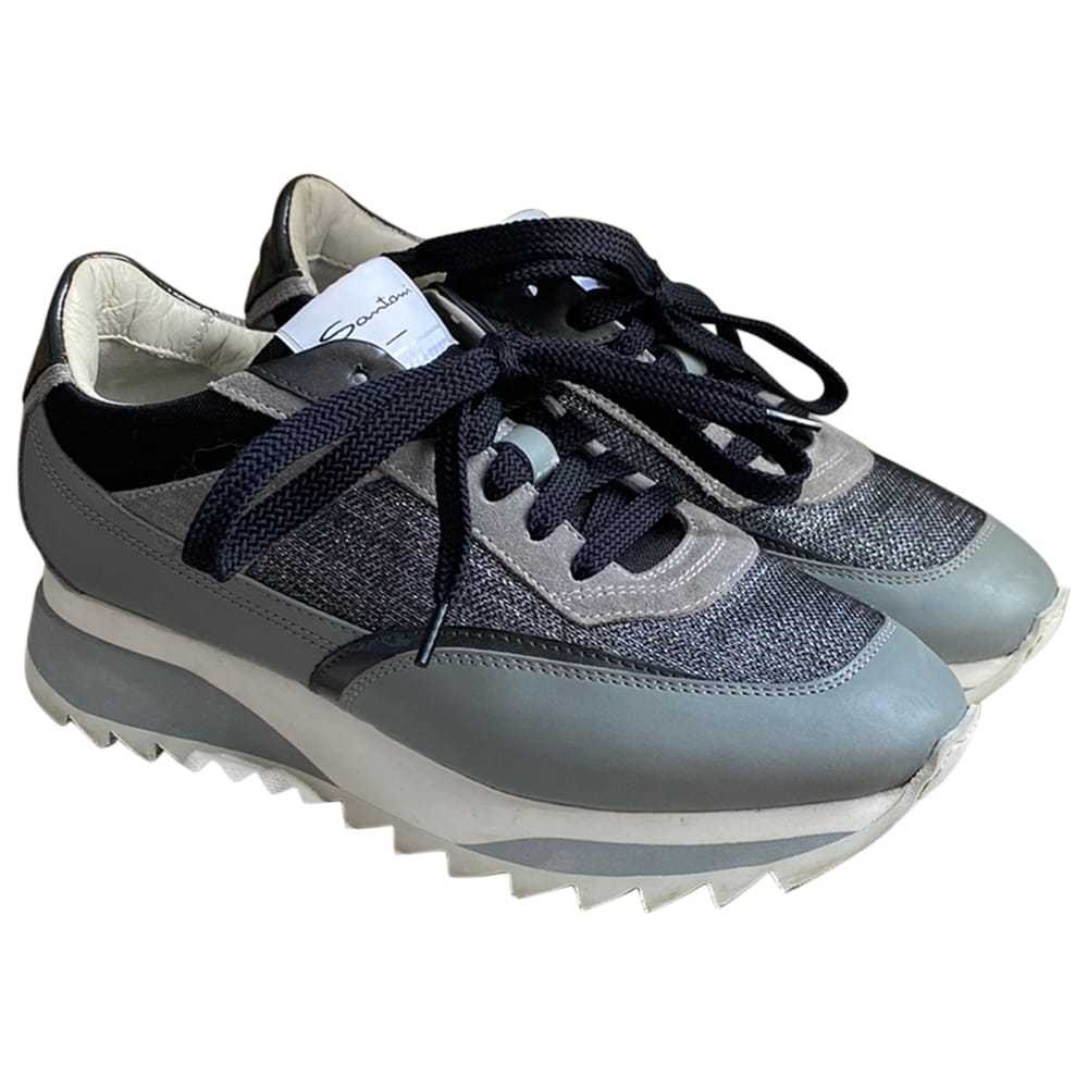 Santoni Leather trainers - image 1