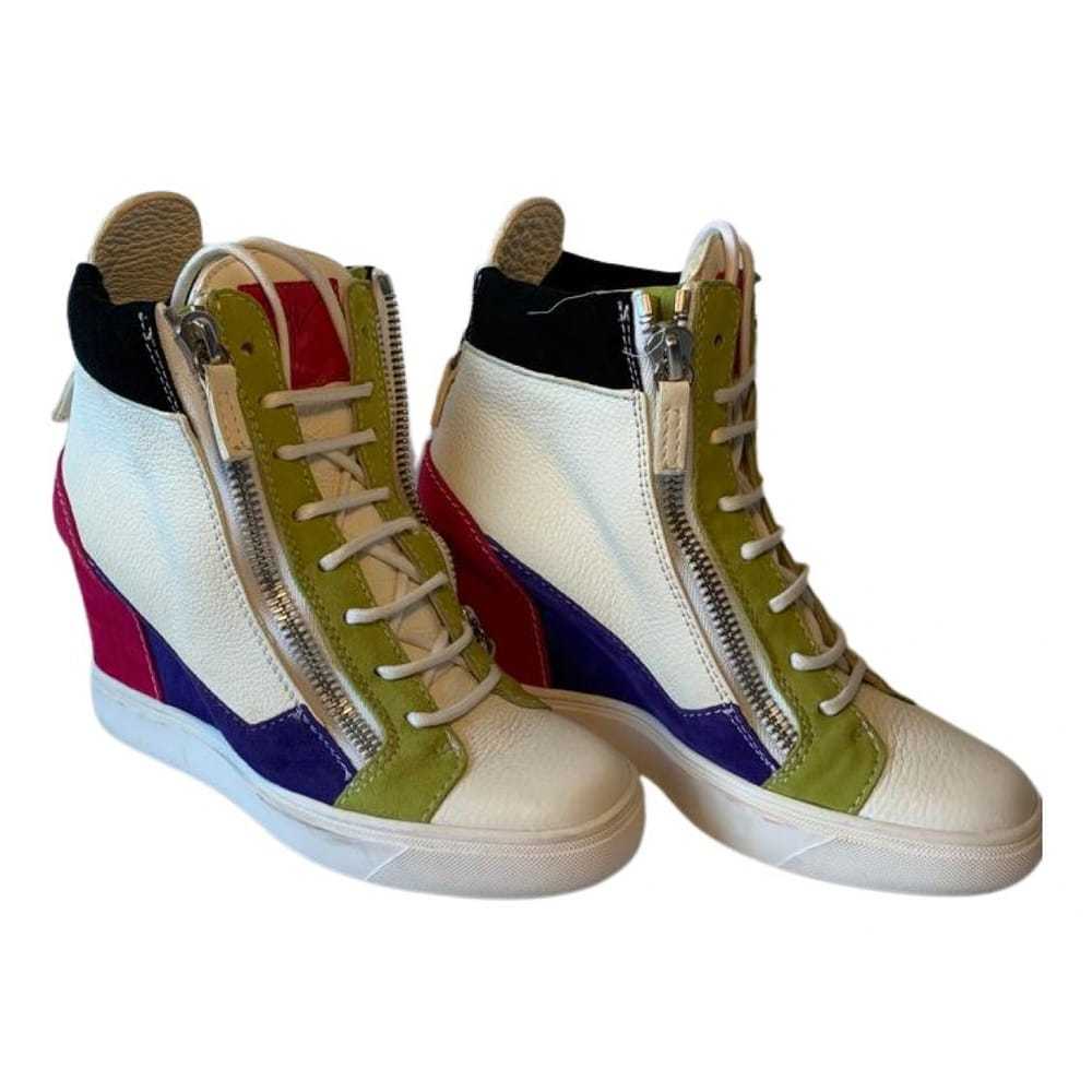 Giuseppe Zanotti Coby leather trainers - image 1