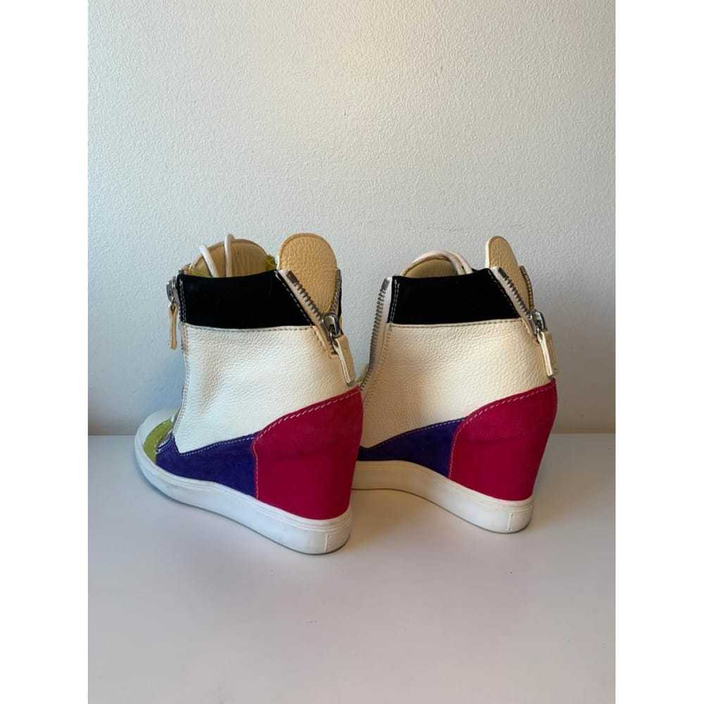 Giuseppe Zanotti Coby leather trainers - image 3