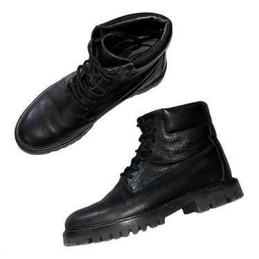 Vince Leather biker boots - image 1