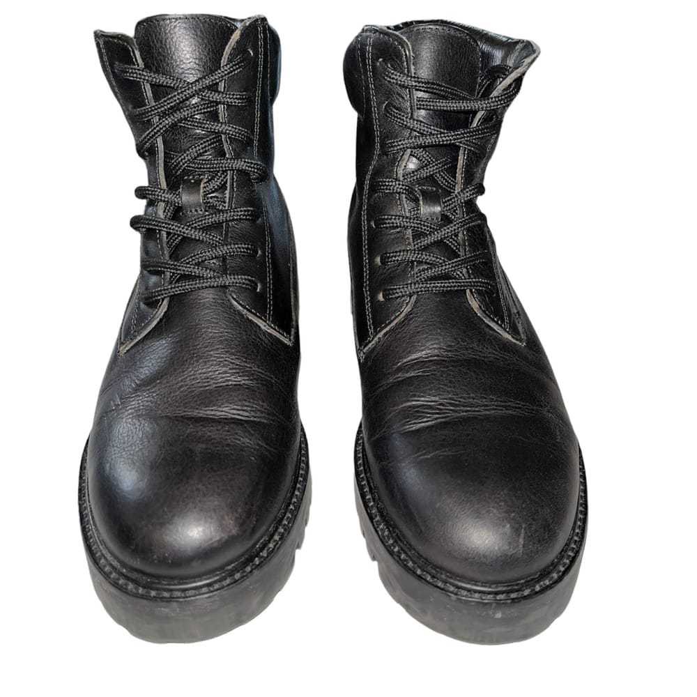 Vince Leather biker boots - image 4