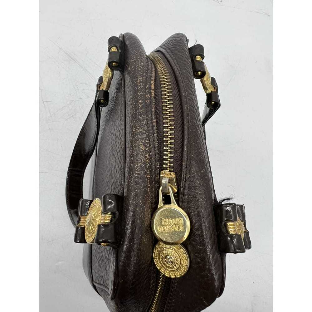 Gianni Versace Leather satchel - image 5