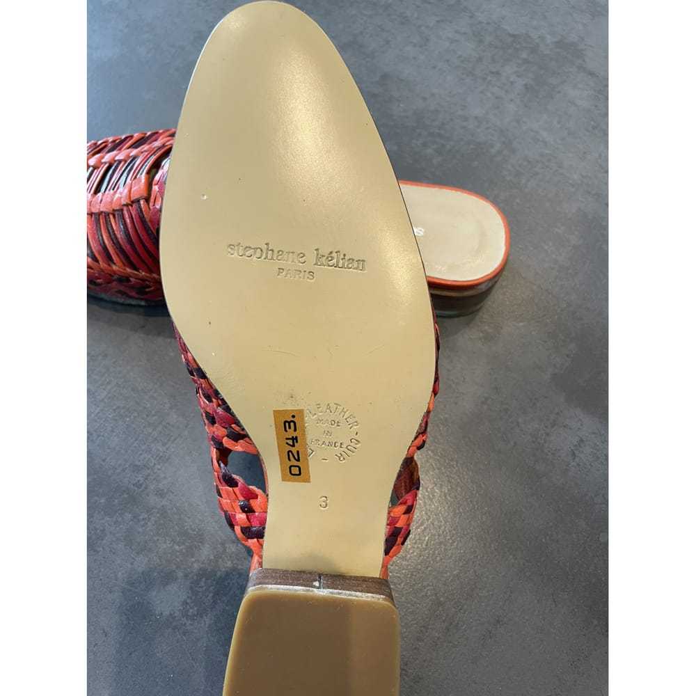 Stephane Kelian Leather mules - image 7