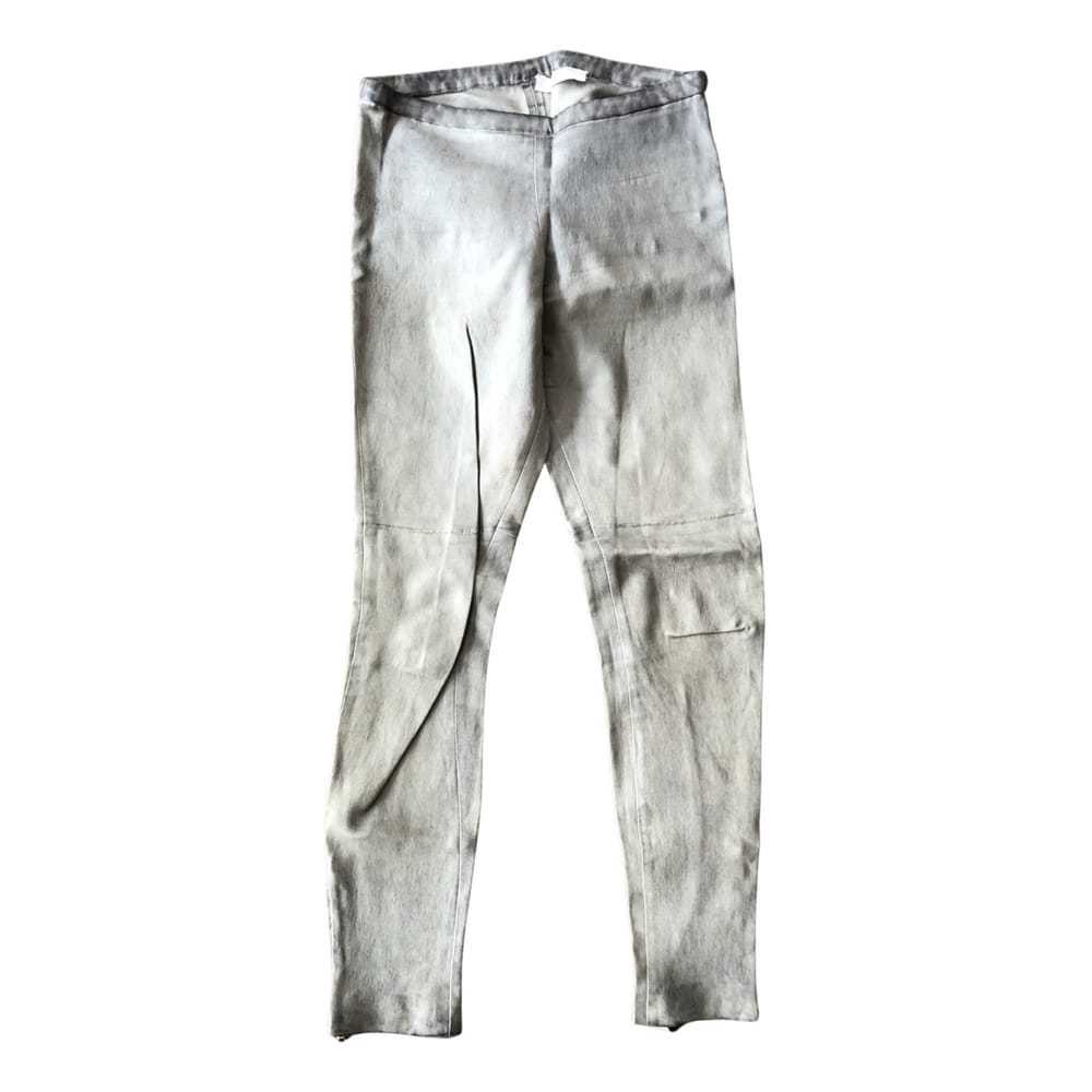 Msp Leather slim pants - image 1