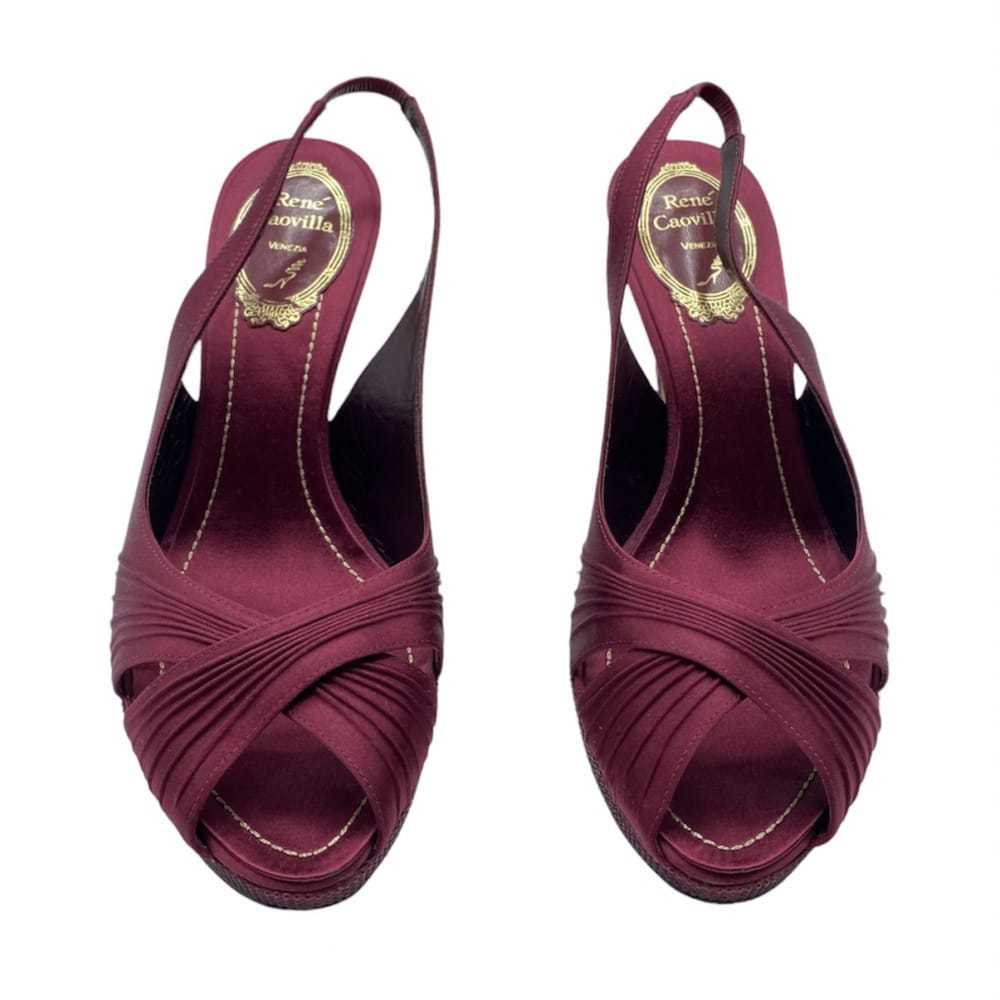 Rene Caovilla Cloth sandals - image 3