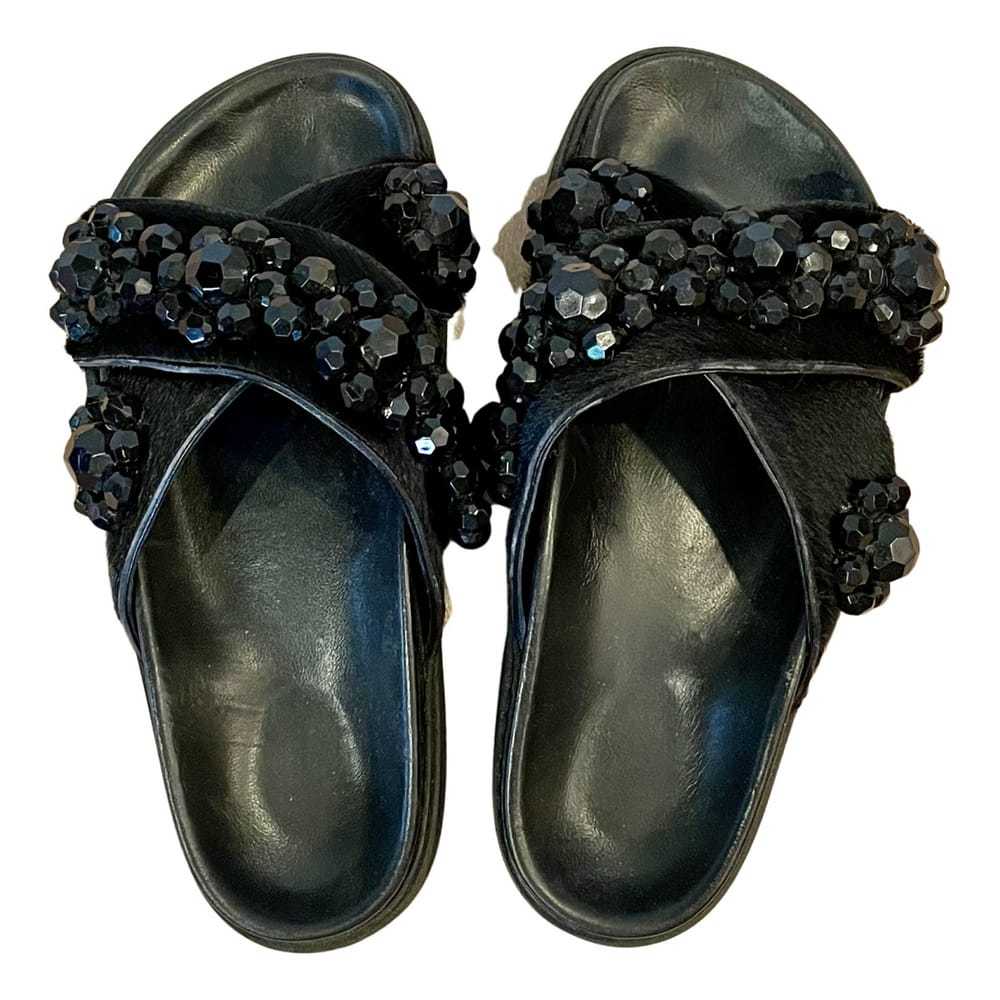 Simone Rocha Pony-style calfskin sandals - image 1