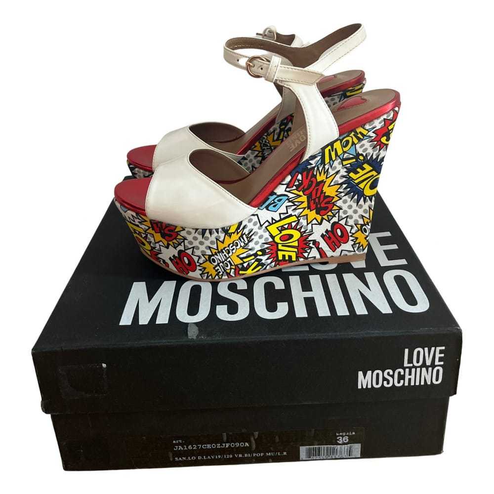 Moschino Love Patent leather sandal - image 1