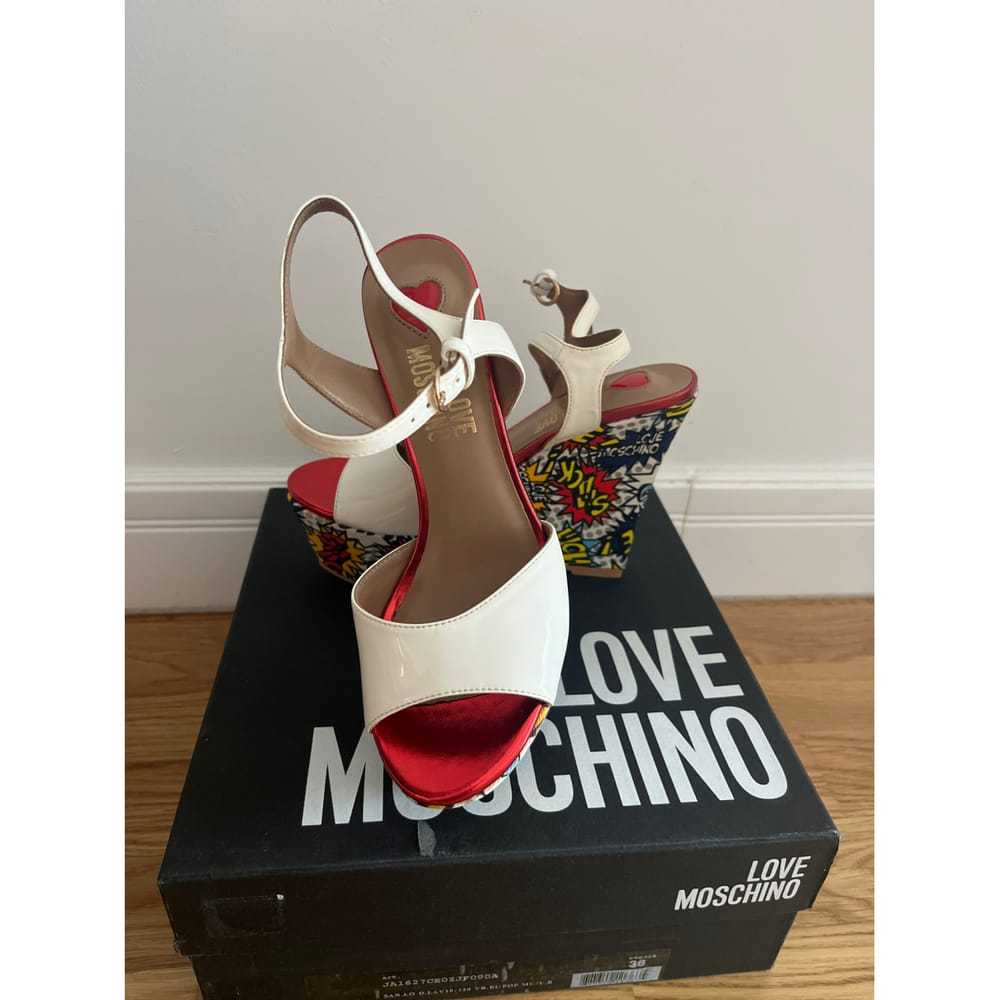 Moschino Love Patent leather sandal - image 3