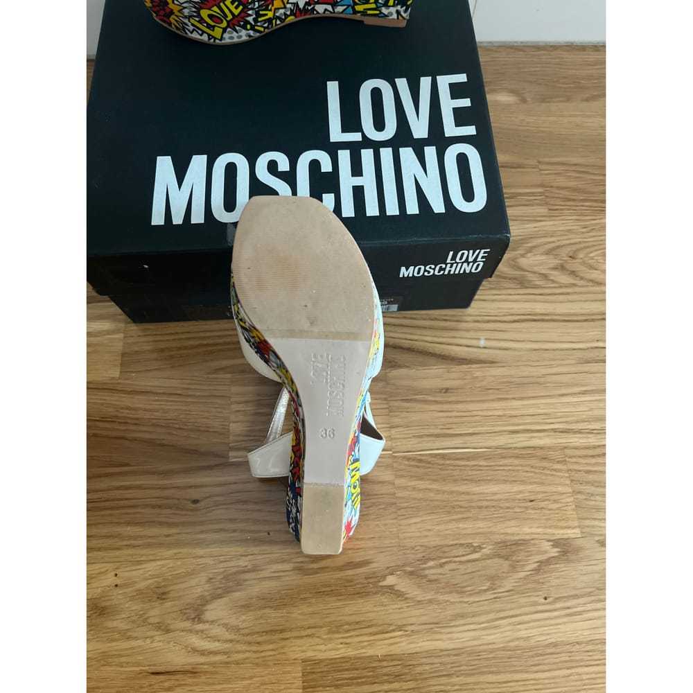 Moschino Love Patent leather sandal - image 5