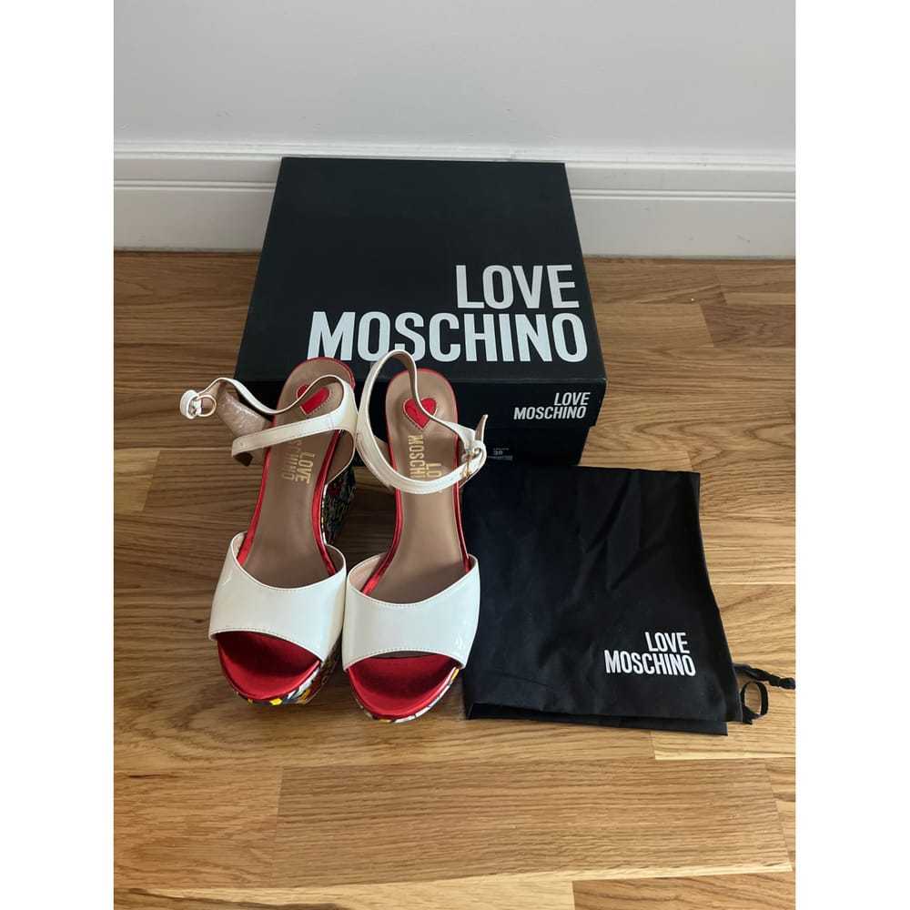 Moschino Love Patent leather sandal - image 6