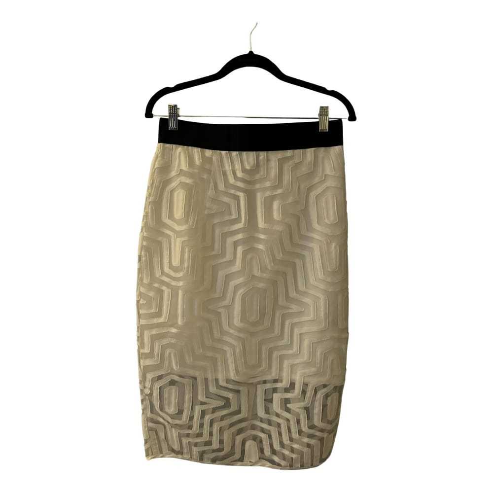 Milly Silk mid-length skirt - image 1