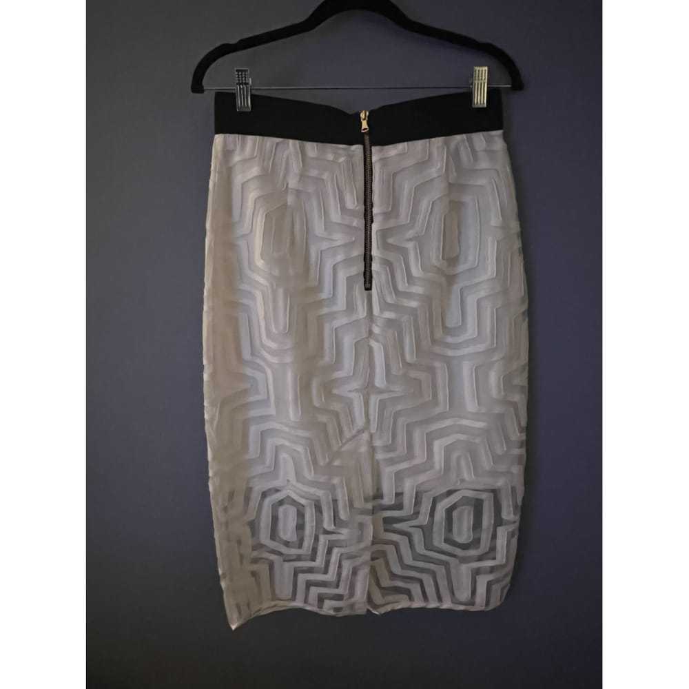 Milly Silk mid-length skirt - image 3