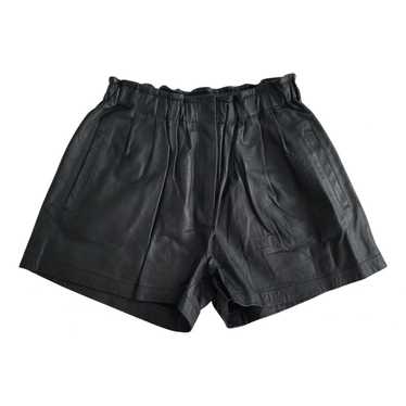 Nicholas Leather mini short